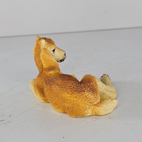 Vintage Goat Figurine Fawn White By Corlett Collectables - Picture 4 of 8